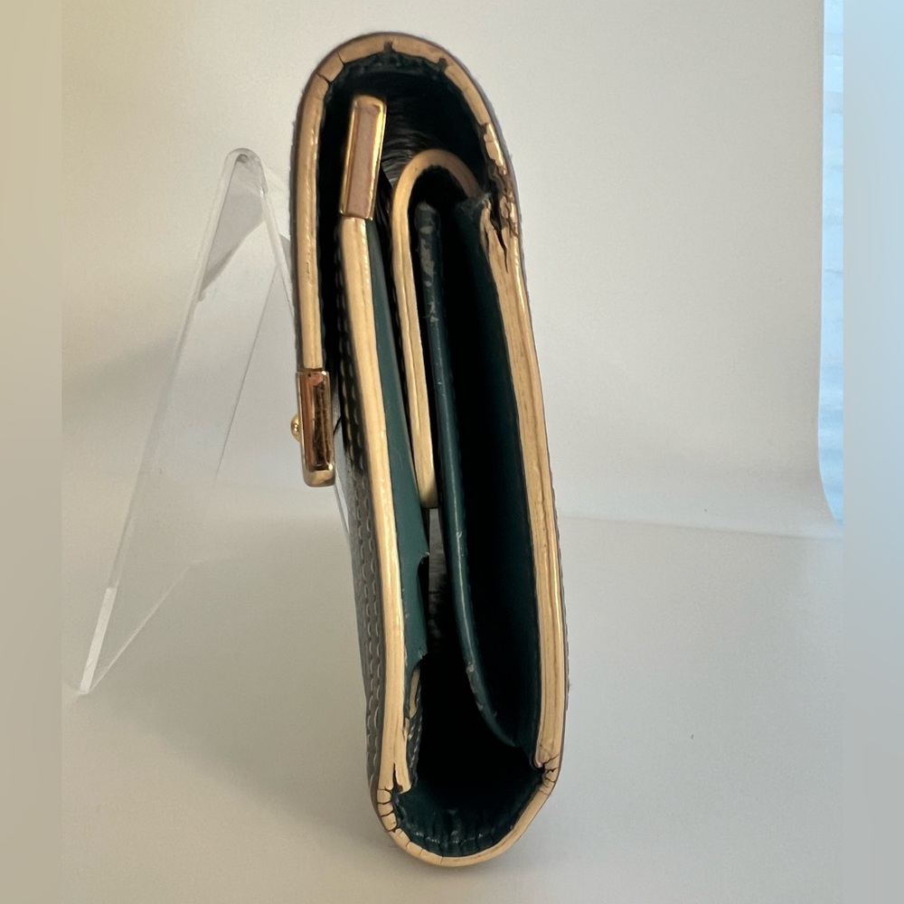LOUIS VUITTON SUHALI Blue PORTE TRESOR Continental Wallet Pre Loved Condition - Picture 4 of 14
